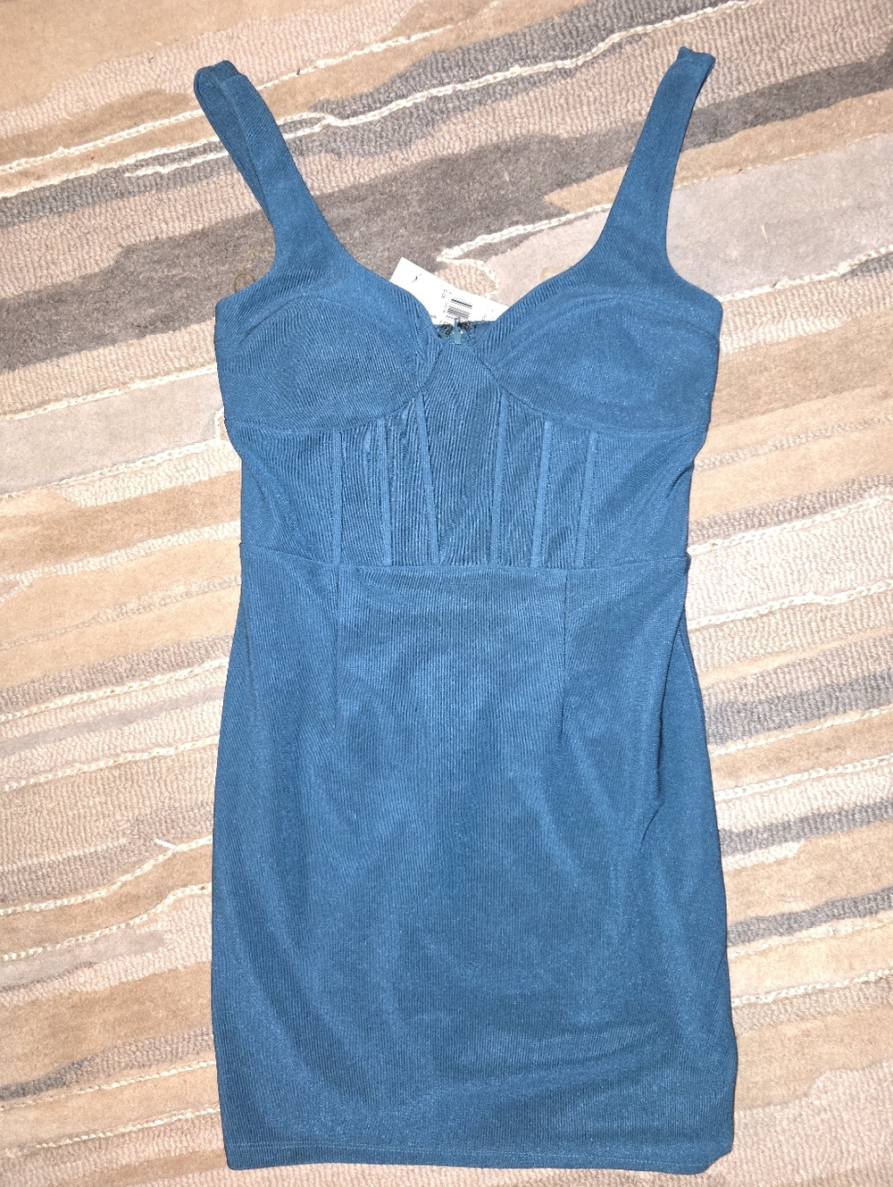 Xtraordinary Teal Shimmer Dress